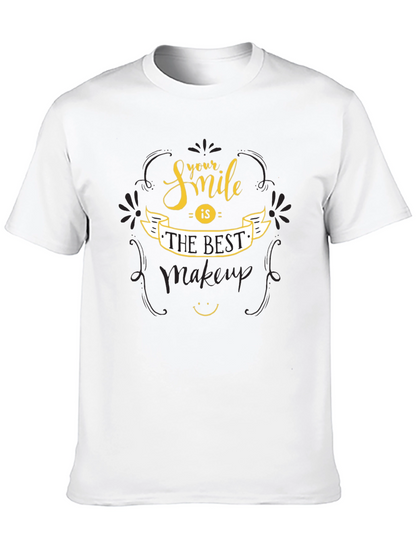 Smile is The Best Makeup Graphic Tee