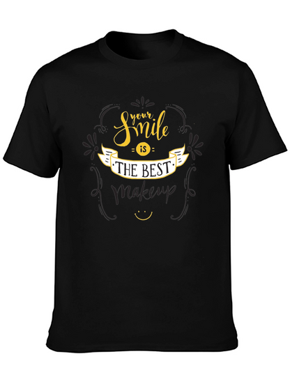Smile is The Best Makeup Graphic Tee