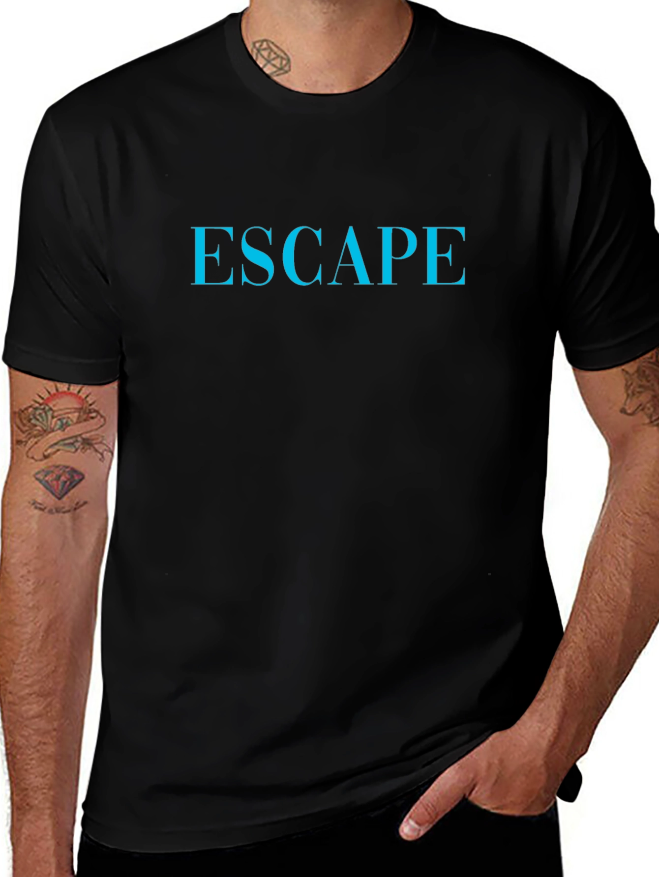 Escape Graphic Tee - Black T-Shirt