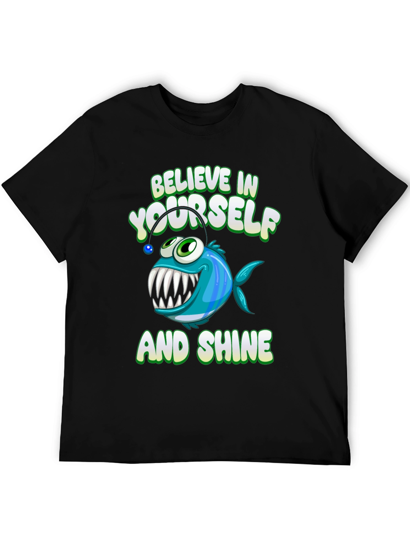 Believe In Yourself Angler Fish Graphic Tee