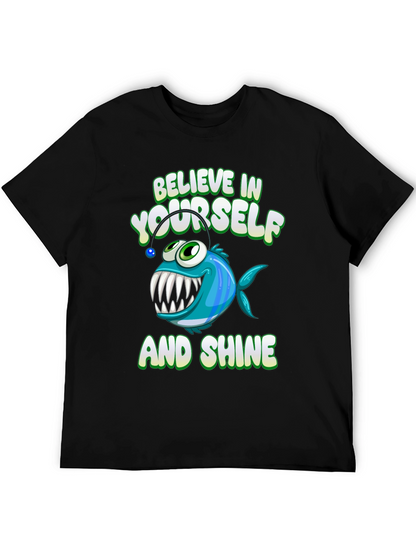Believe In Yourself Angler Fish Graphic Tee