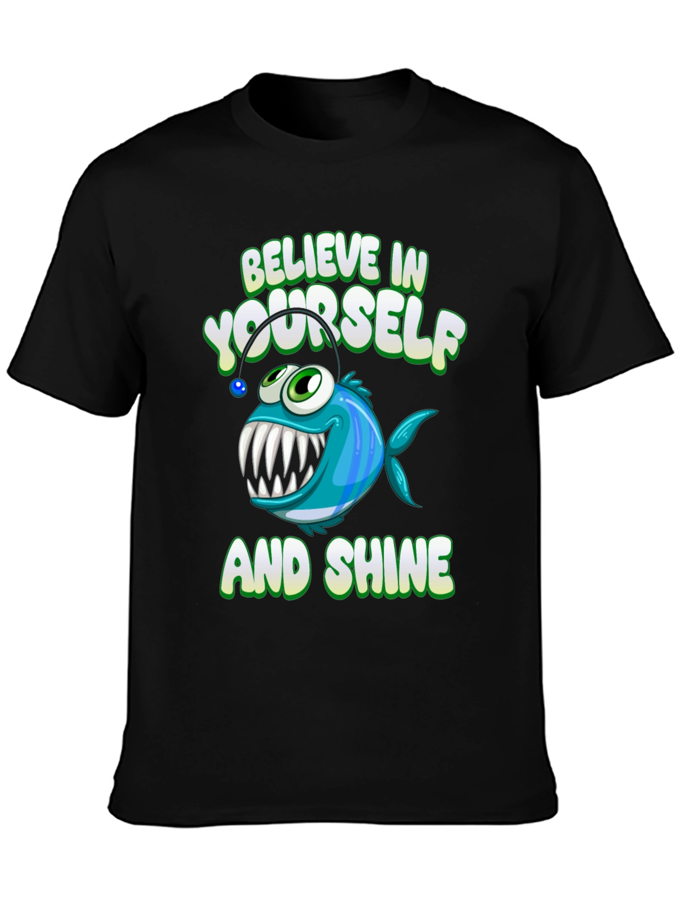 Believe In Yourself Angler Fish Graphic Tee