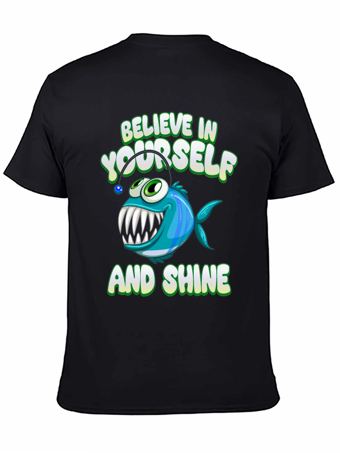 Believe In Yourself Angler Fish Graphic Tee