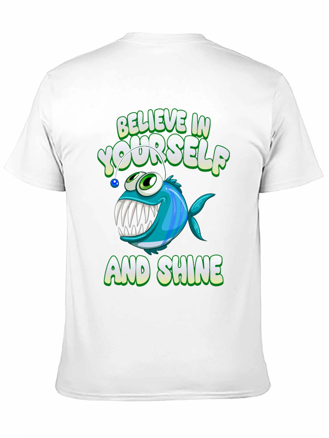 Believe In Yourself Angler Fish Graphic Tee