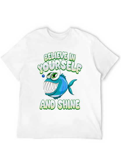 Believe In Yourself Angler Fish Graphic Tee