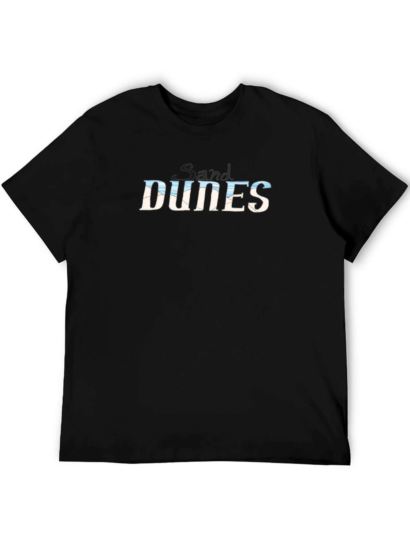 Sand Dunes Graphic T-Shirt - Black