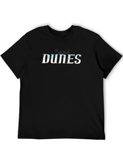 Sand Dunes Graphic T-Shirt - Black