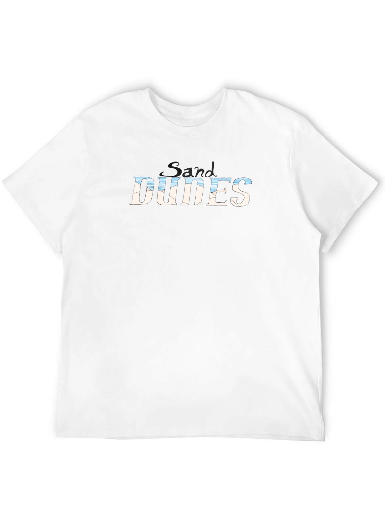 Sand Dunes Graphic T-Shirt - Black