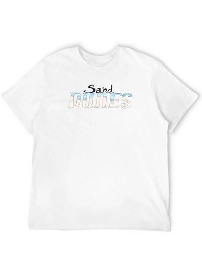 Sand Dunes Graphic T-Shirt - Black