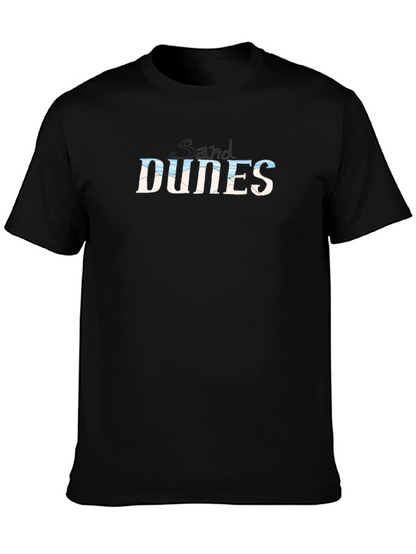 Sand Dunes Graphic T-Shirt - Black
