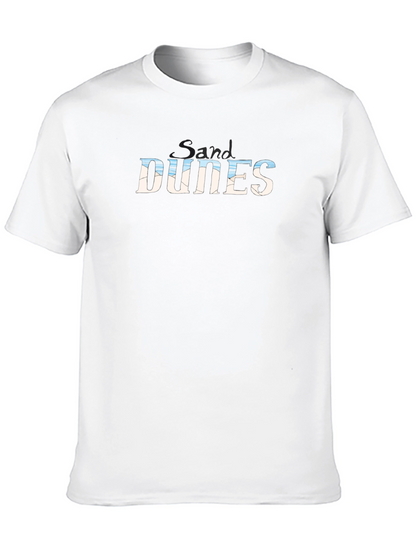 Sand Dunes Graphic T-Shirt - Black