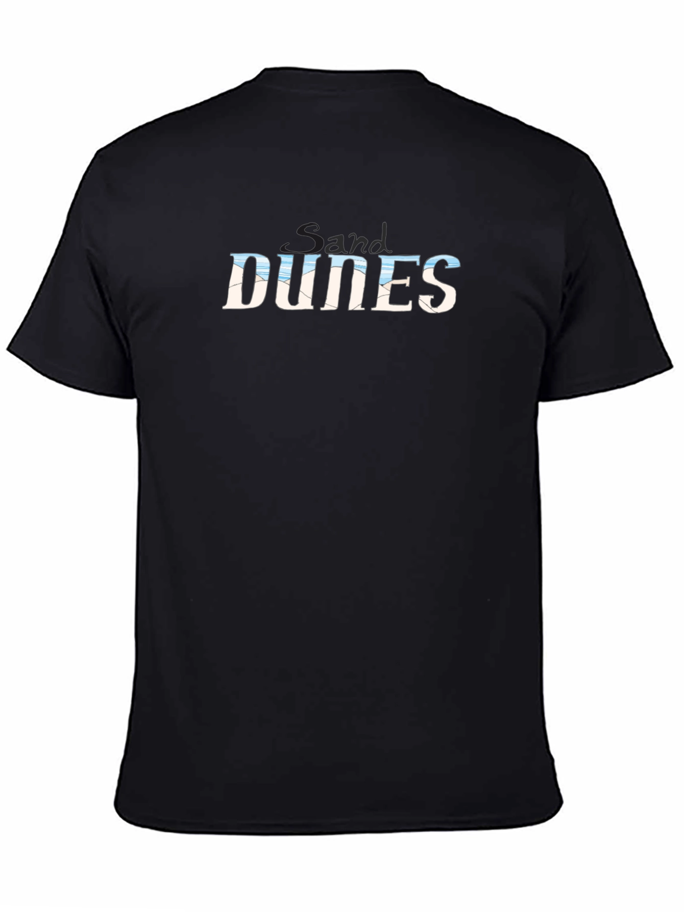 Sand Dunes Graphic T-Shirt - Black