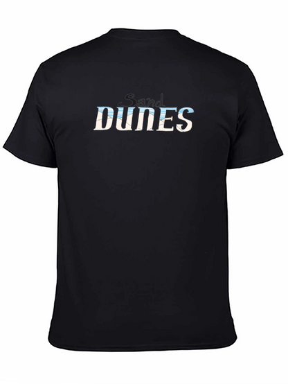 Sand Dunes Graphic T-Shirt - Black