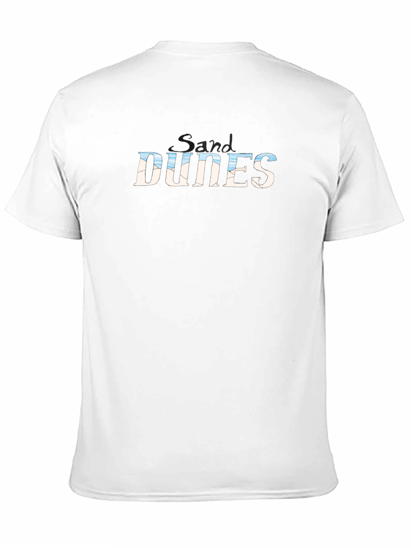 Sand Dunes Graphic T-Shirt - Black