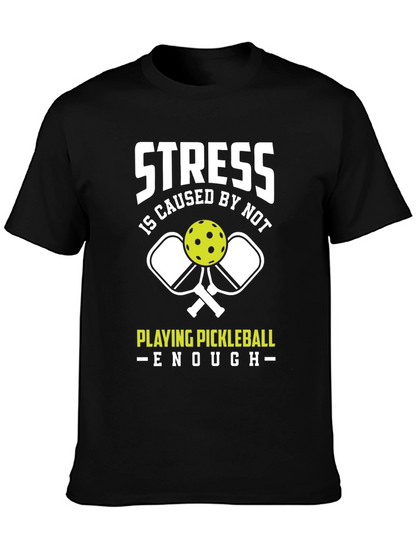 Funny Pickleball T-Shirt - Stress Relief Tee