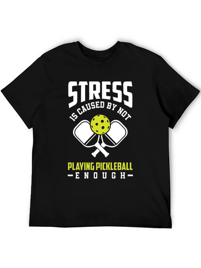 Funny Pickleball T-Shirt - Stress Relief Tee