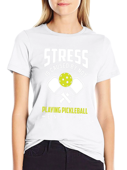 Funny Pickleball T-Shirt - Stress Relief Tee