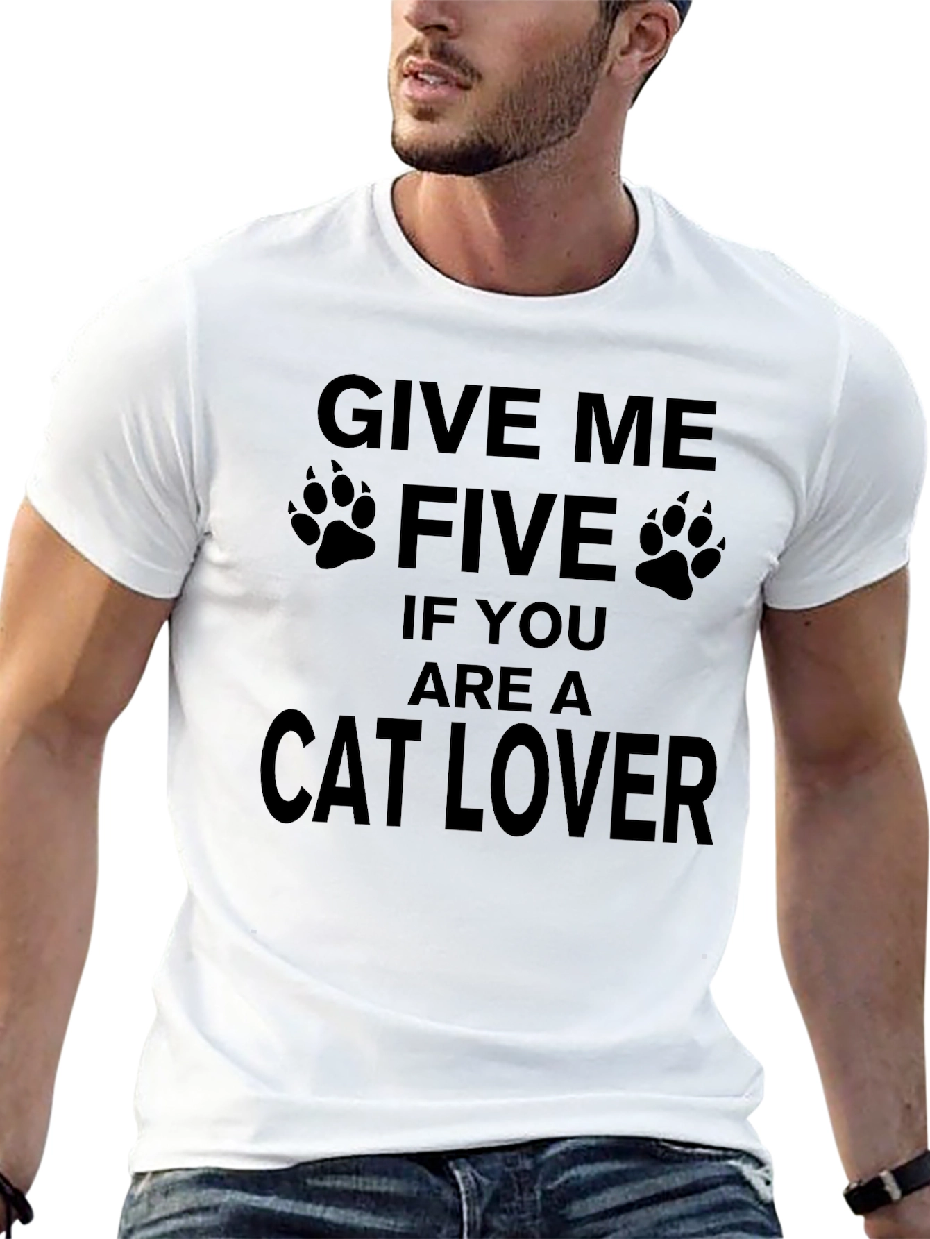 Give Me Five Cat Lover T-Shirt