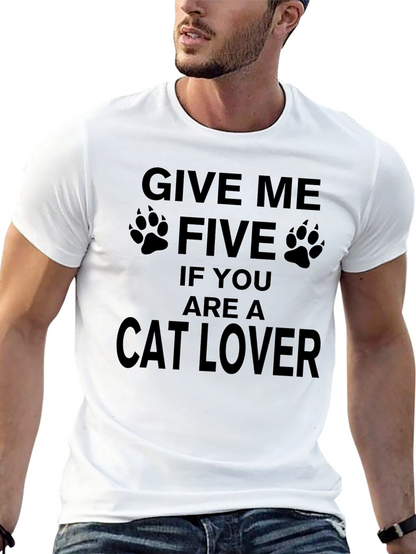 Give Me Five Cat Lover T-Shirt