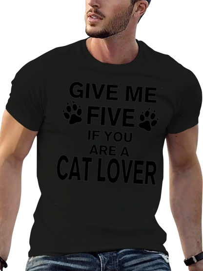 Give Me Five Cat Lover T-Shirt