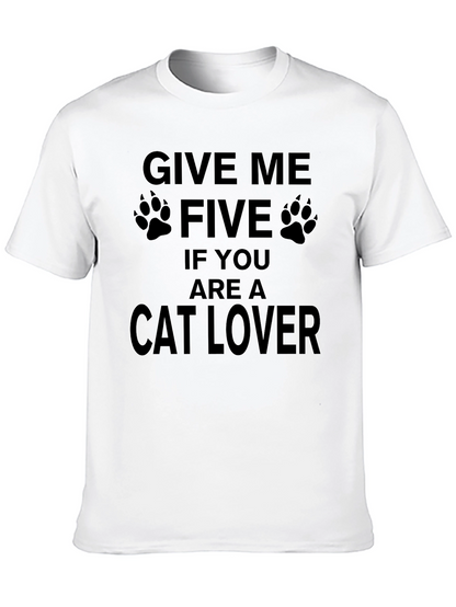 Give Me Five Cat Lover T-Shirt