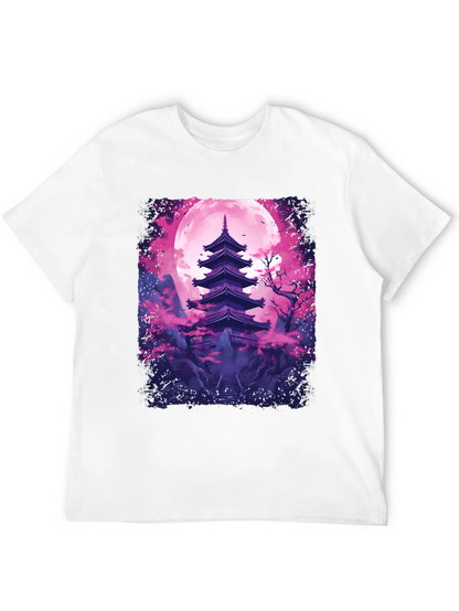 Pagoda Moon Graphic Tee