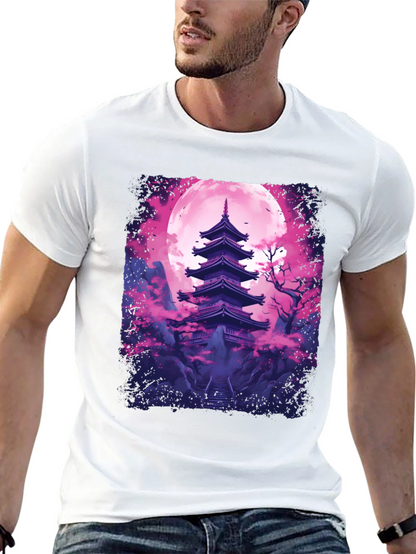 Pagoda Moon Graphic Tee