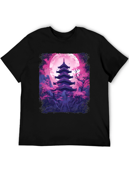 Pagoda Moon Graphic Tee