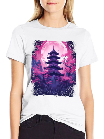 Pagoda Moon Graphic Tee