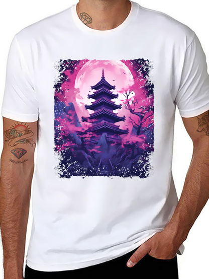 Pagoda Moon Graphic Tee