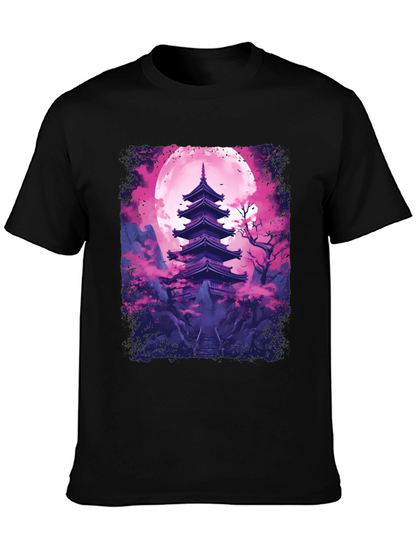 Pagoda Moon Graphic Tee