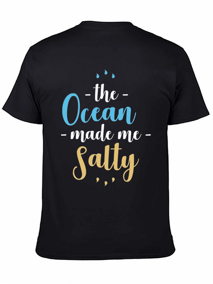 Ocean Made Me Salty T-Shirt Beach Lover Tee