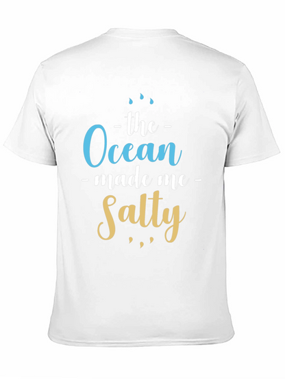 Ocean Made Me Salty T-Shirt Beach Lover Tee