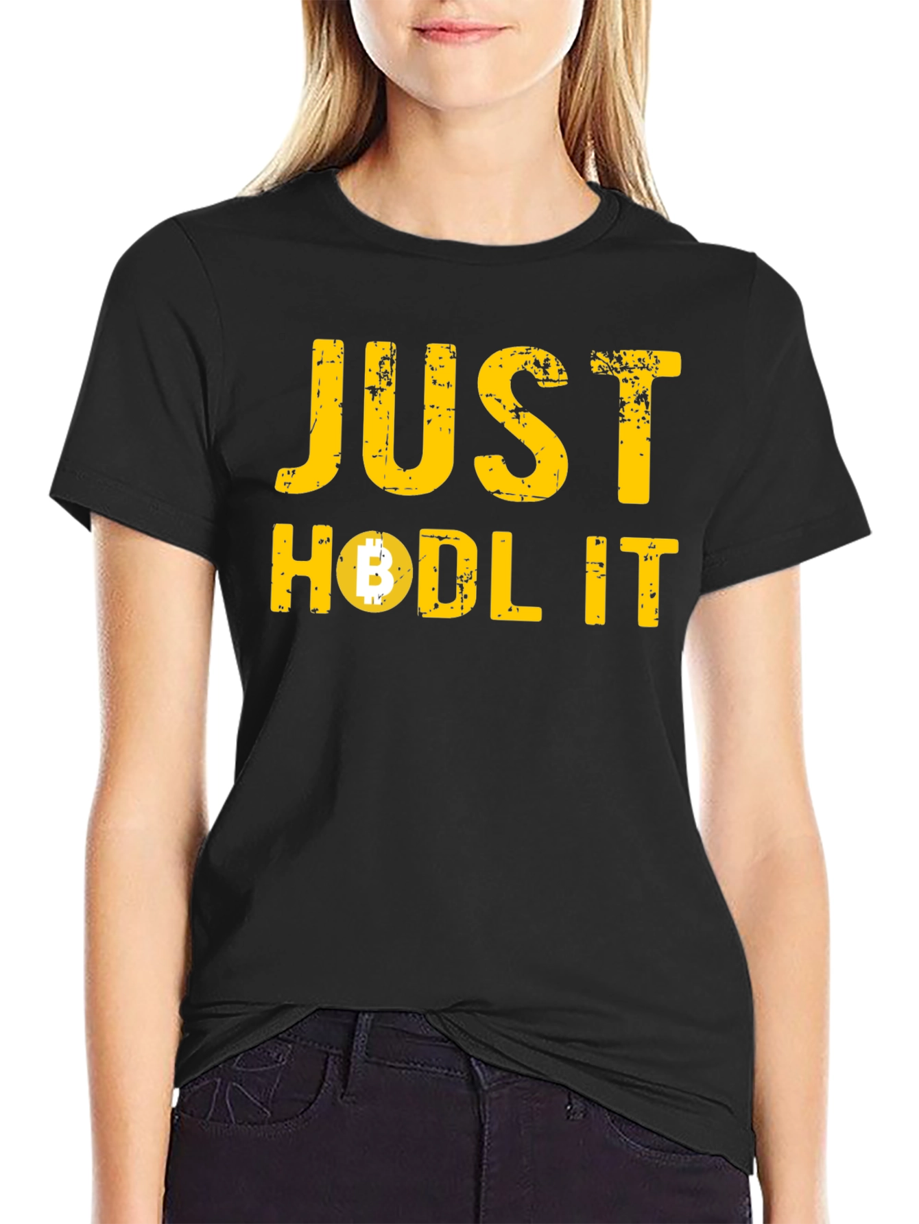 Just Hodl It Bitcoin Crypto T-Shirt