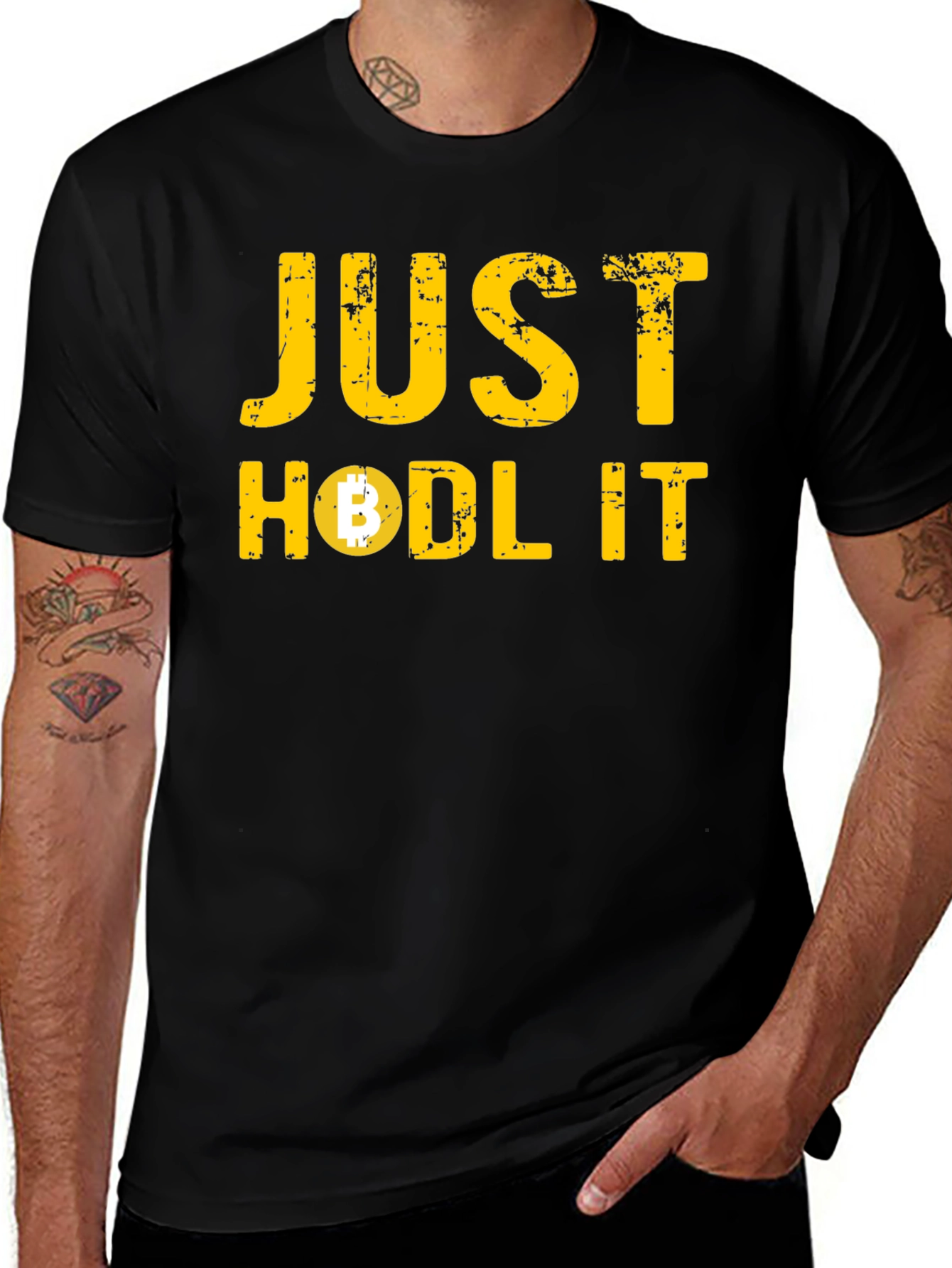 Just Hodl It Bitcoin Crypto T-Shirt