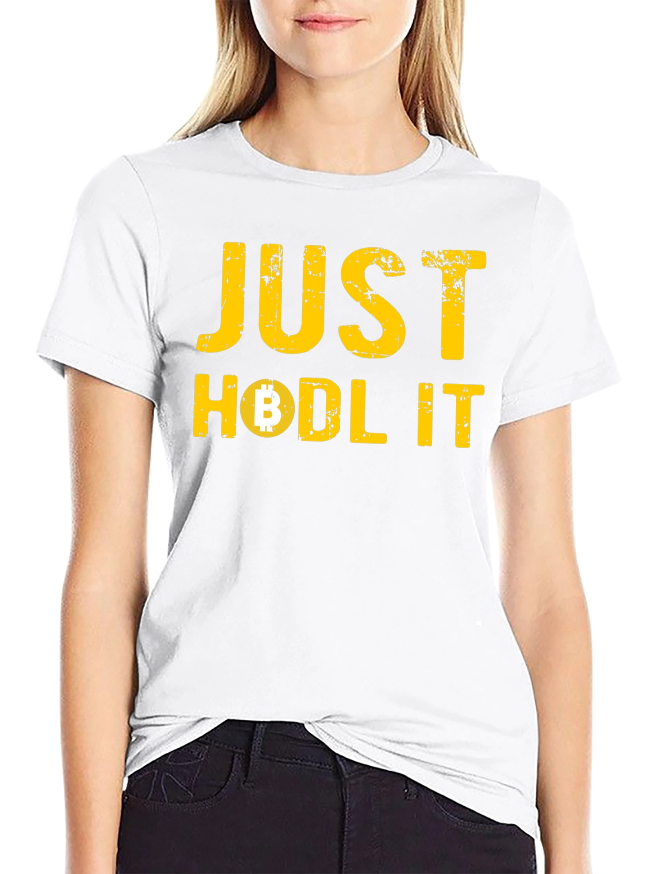 Just Hodl It Bitcoin Crypto T-Shirt