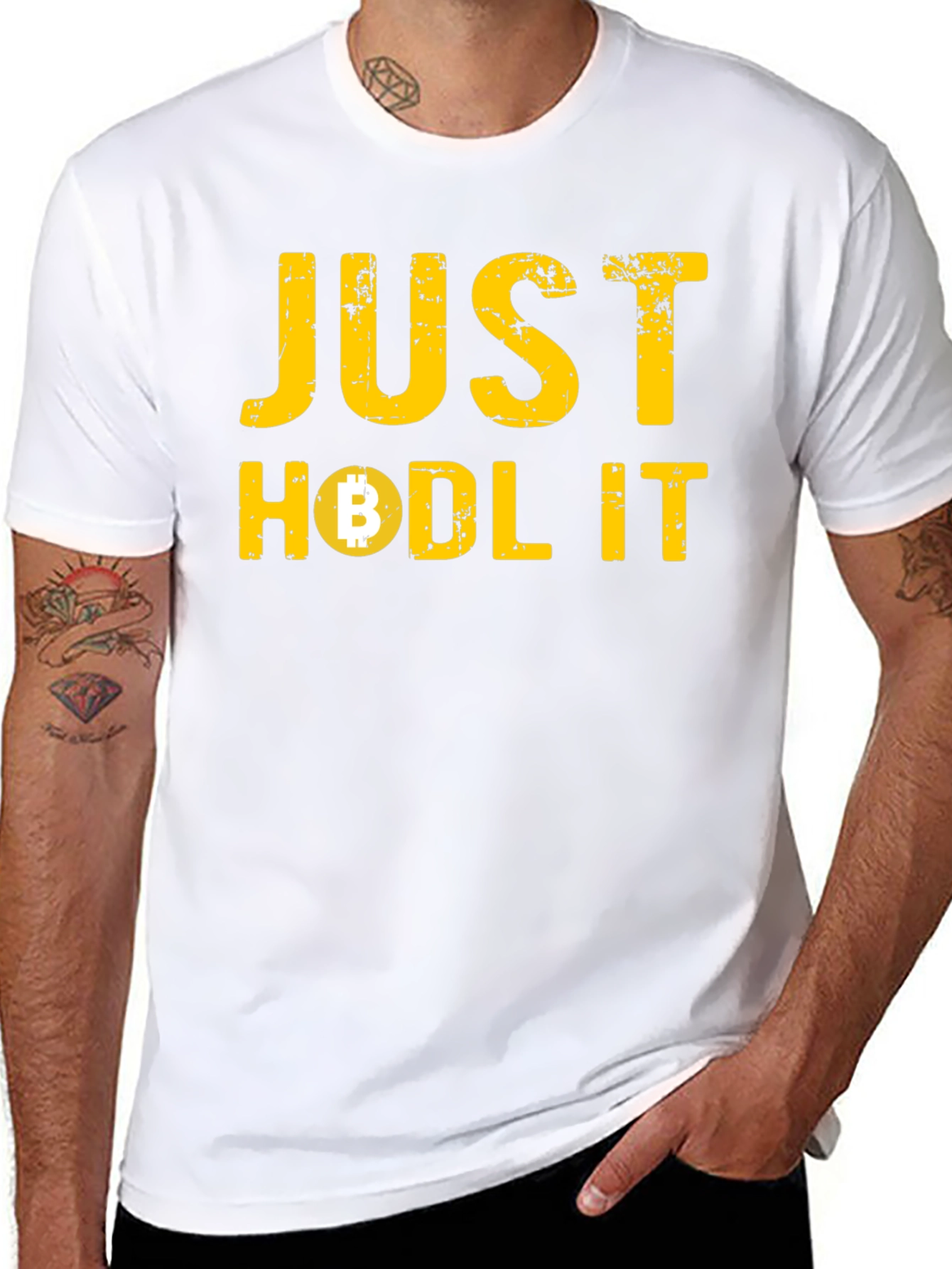 Just Hodl It Bitcoin Crypto T-Shirt