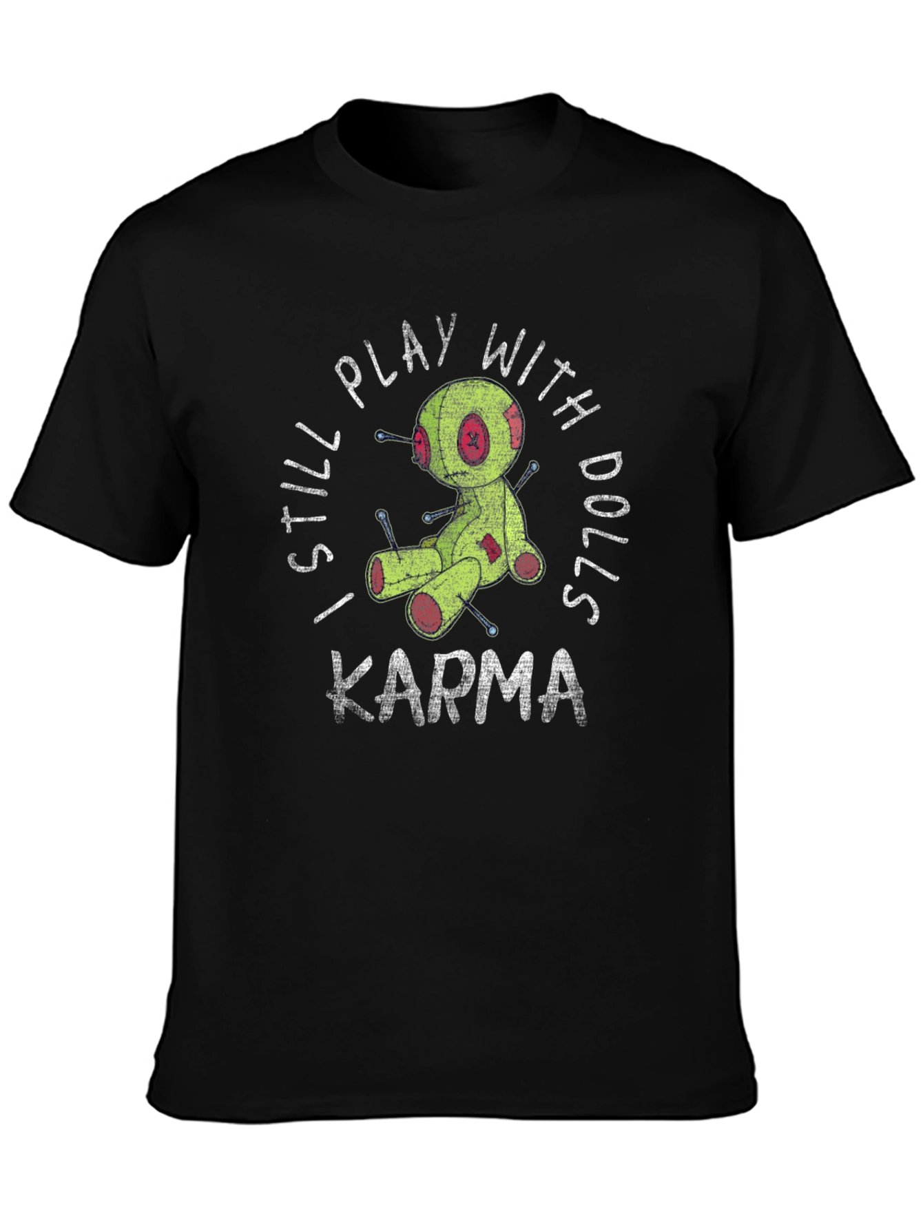 Karma Voodoo Doll Graphic T-Shirt