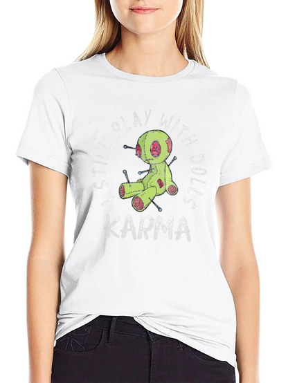 Karma Voodoo Doll Graphic T-Shirt
