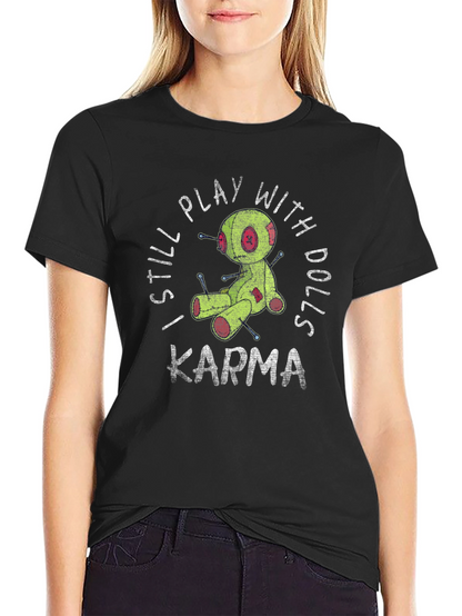 Karma Voodoo Doll Graphic T-Shirt