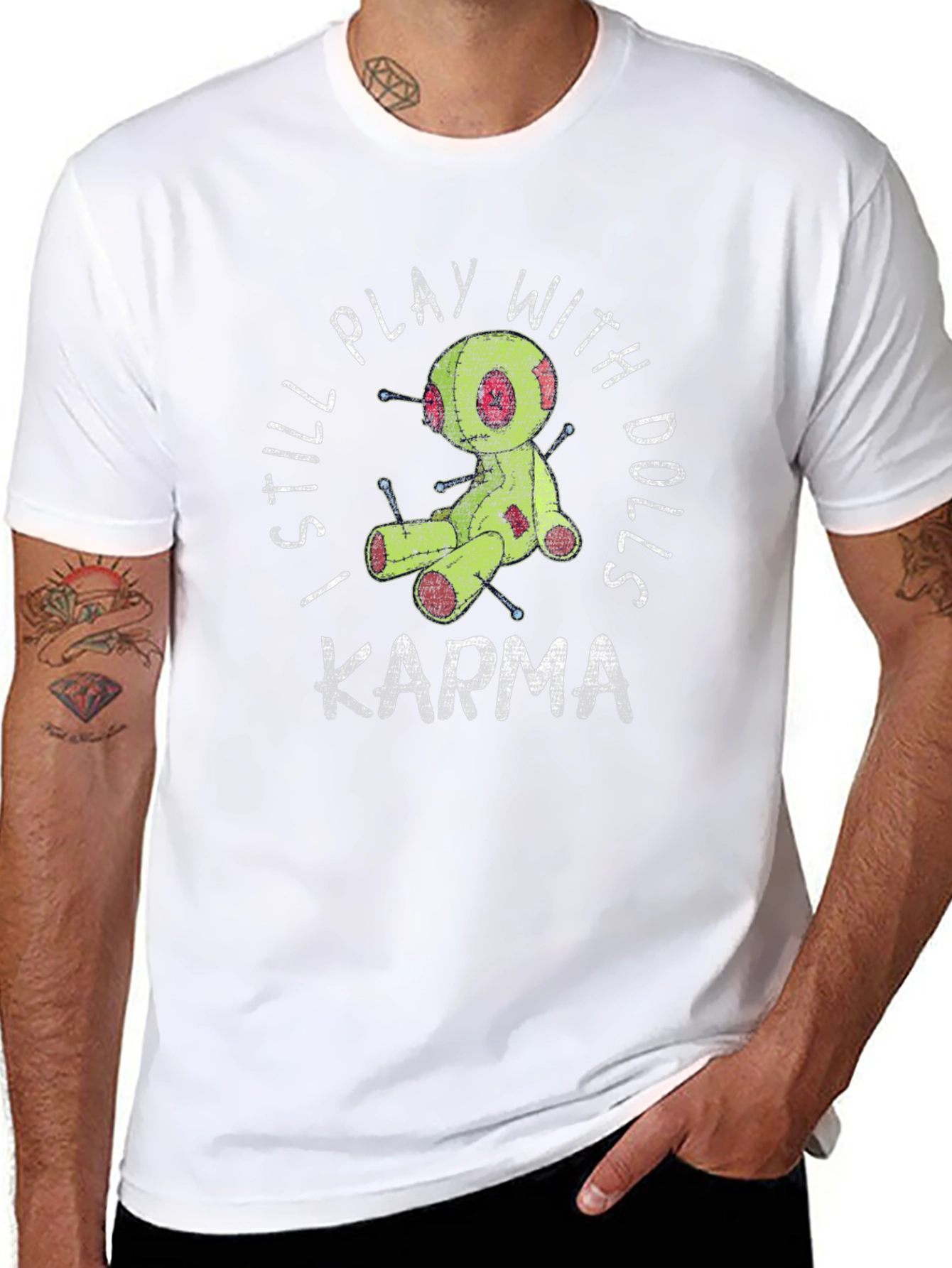 Karma Voodoo Doll Graphic T-Shirt