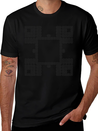 Celtic Knot Graphic Tee - Black