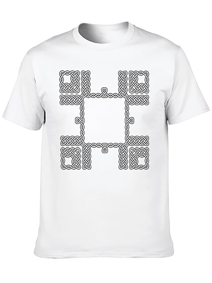 Celtic Knot Graphic Tee - Black