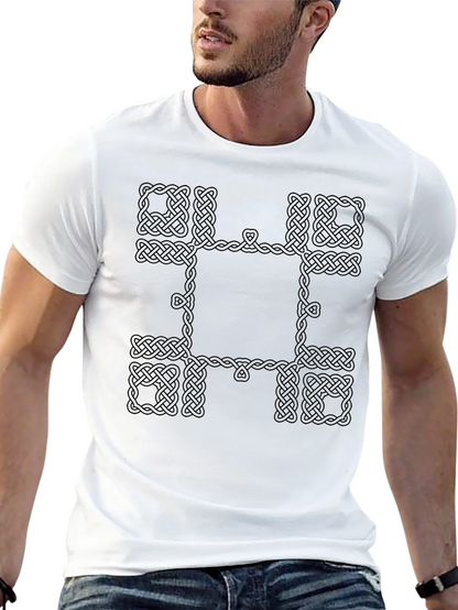 Celtic Knot Graphic Tee - Black