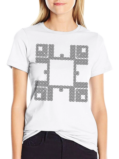 Celtic Knot Graphic Tee - Black