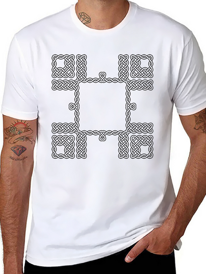 Celtic Knot Graphic Tee - Black