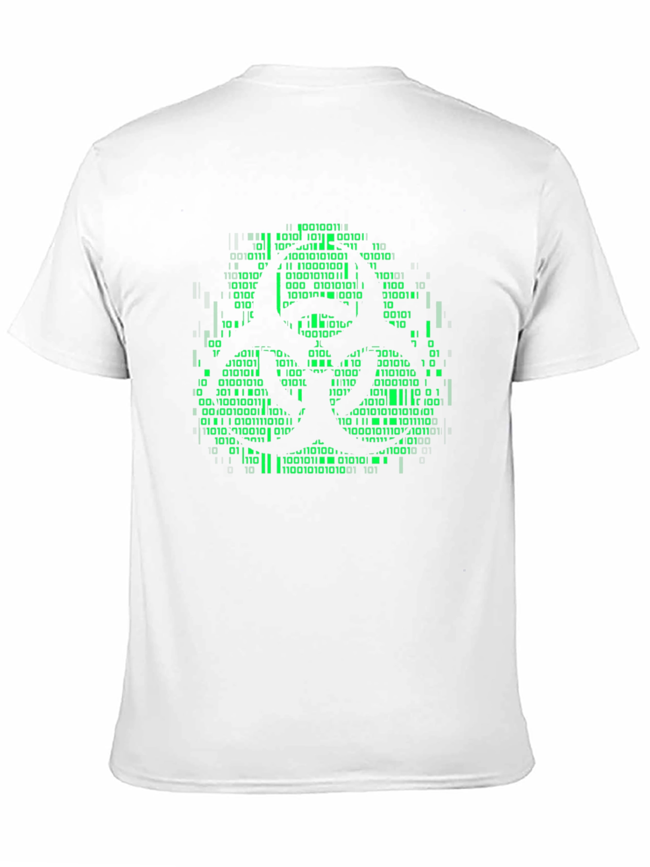 Biohazard Binary Code Graphic T-Shirt