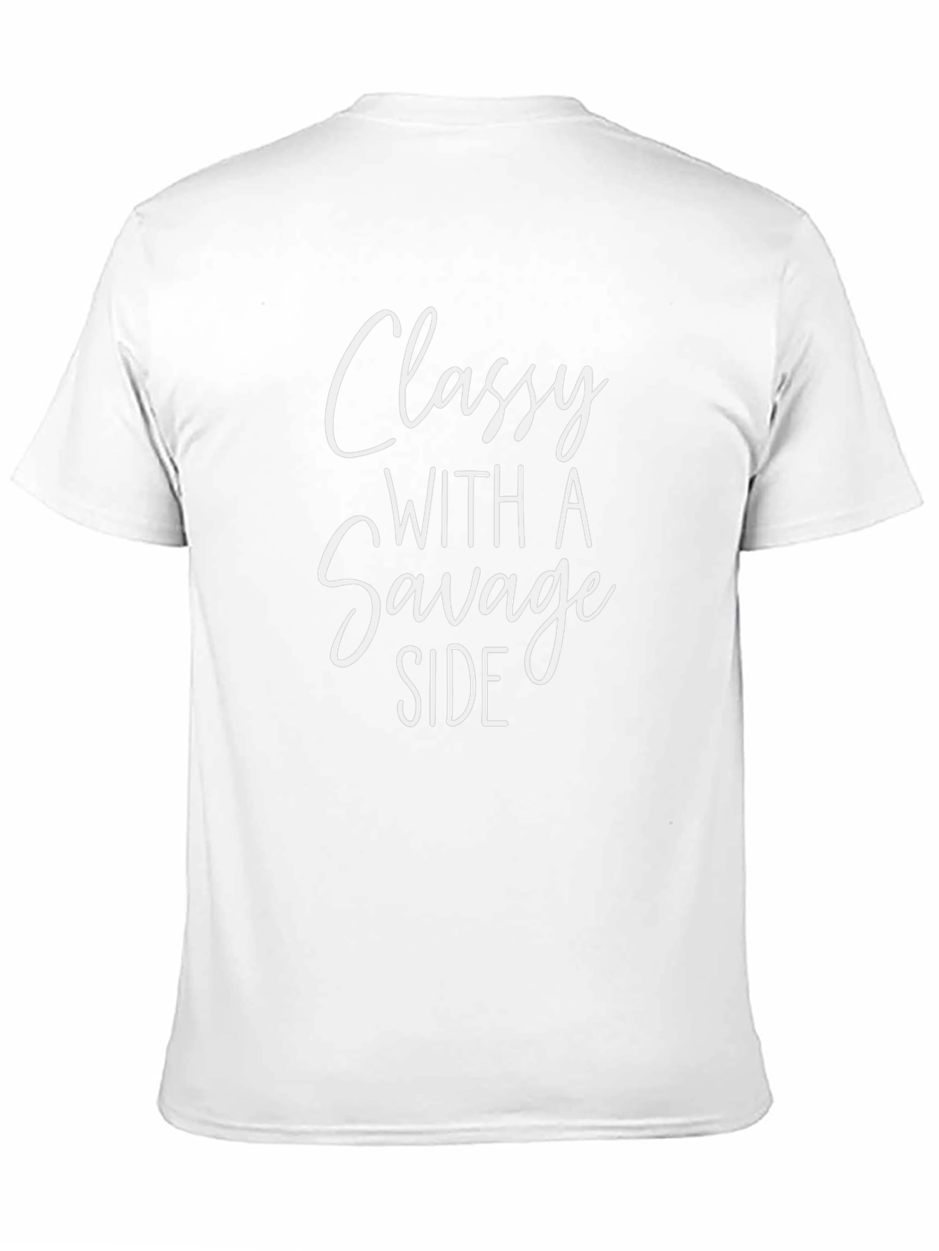 Classy With a Savage Side Black T-Shirt