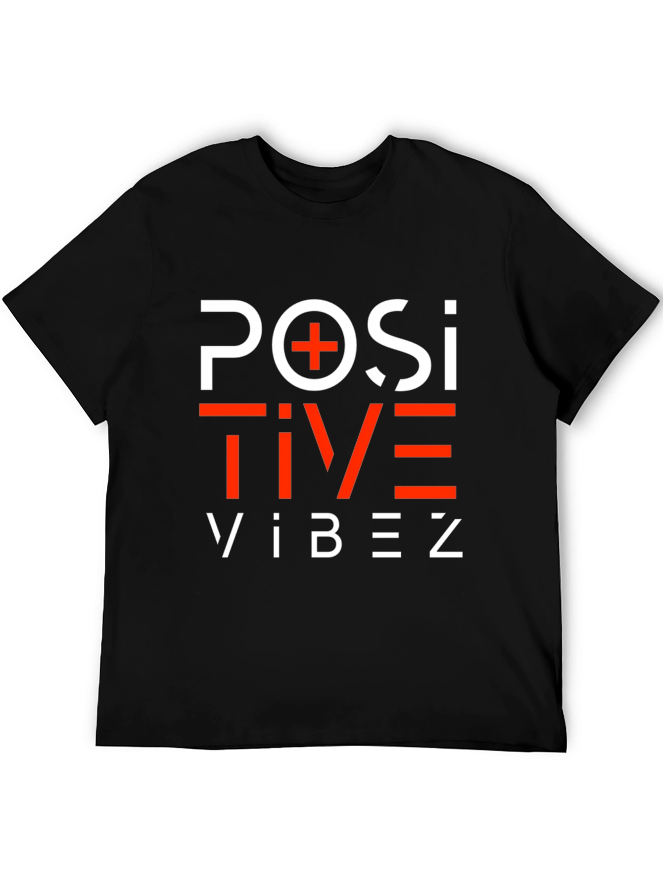 Positive Vibez Graphic Tee - Black