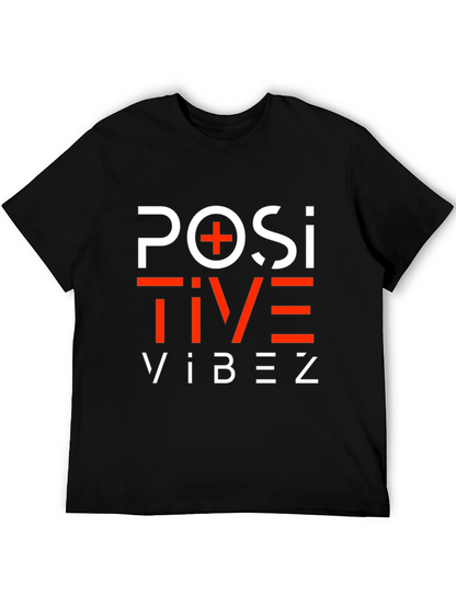 Positive Vibez Graphic Tee - Black